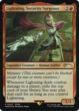 Lightning, Security Sergeant (Costco Bundle) [FINAL FANTASY Promos]