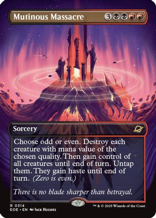 Mutinous Massacre (Borderless) [Edge of Eternities]