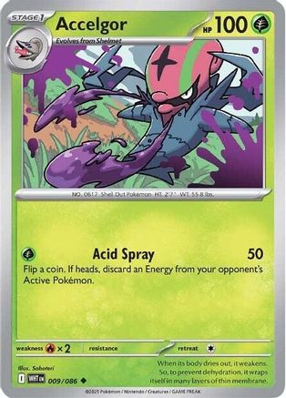Accelgor (009/086) [Scarlet & Violet: White Flare]