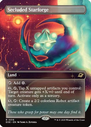 Secluded Starforge (Borderless) [Edge of Eternities]
