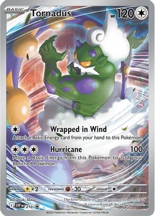 Tornadus (210/null) - Holofoil SV Scarlet & Violet Promo Cards - Promo