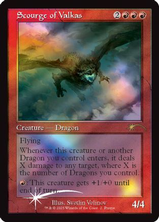 Scourge of Valkas (Retro Frame) [LGS Promo]