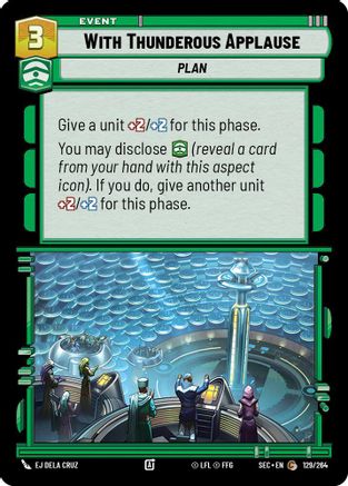 With Thunderous Applause (129/264) (129/264) [Secrets of Power]