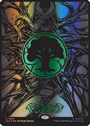 Forest (1954) (Raised Foil) [Secret Lair Drop Series]