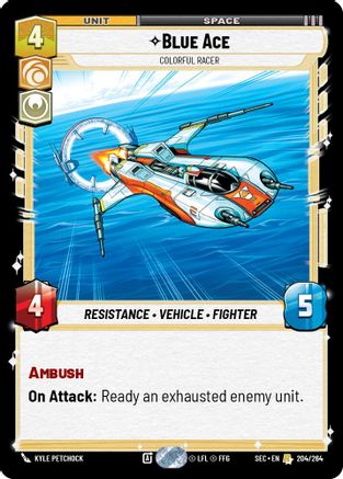 Blue Ace - Colorful Racer (204/264) - Secrets of Power
