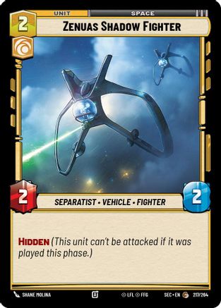 Zenuas Shadow Fighter (217/264) - Secrets of Power