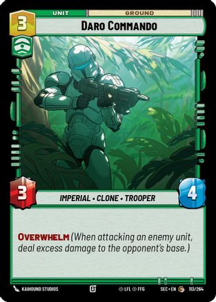 Daro Commando (113/264) - Secrets of Power