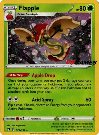 Flapple (022/192) - Holofoil Miscellaneous Cards & Products - Promo