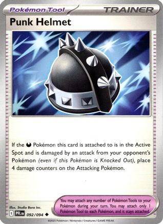 Punk Helmet (092/094) - Reverse Holofoil ME02 Phantasmal Flames - Uncommon