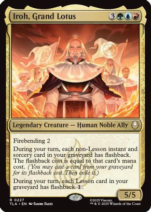 Iroh, Grand Lotus (TLA-227) - Avatar: The Last Airbender Foil