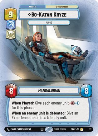 Bo-Katan Kryze - Alone (Foil)  - Secrets of Power  Weekly Play Promos