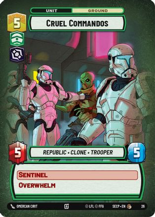 Cruel Commandos (Foil)  - Secrets of Power  Weekly Play Promos