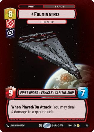 Fulminatrix - Fleet Killer (Foil)  - Secrets of Power  Weekly Play Promos