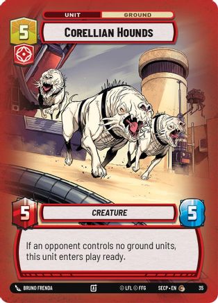 Corellian Hounds (Foil)  - Secrets of Power  Weekly Play Promos