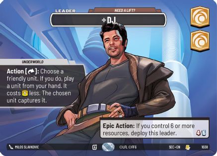 DJ - Need a Lift? (Showcase) (1038) - Secrets of Power Foil