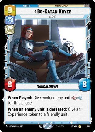Bo-Katan Kryze - Alone (Foil) (561) - Secrets of Power Foil