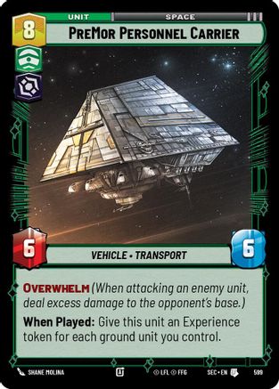 PreMor Personnel Carrier (Foil) (599) - Secrets of Power Foil