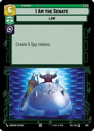 I Am the Senate (Foil) (602) - Secrets of Power Foil