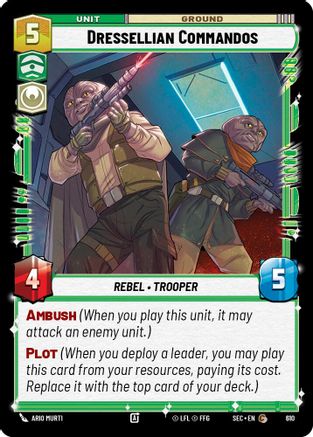Dressellian Commandos (Foil) (610) - Secrets of Power Foil