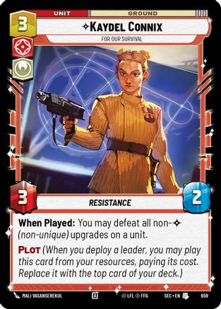 Kaydel Connix - For Our Survival (Foil) (659) - Secrets of Power Foil