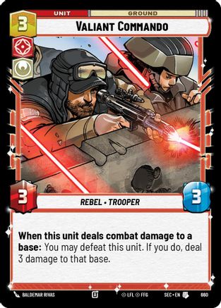 Valiant Commando (Foil) (660) - Secrets of Power Foil