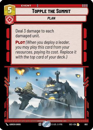 Topple the Summit (Foil) (693) - Secrets of Power Foil