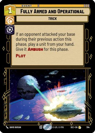 Fully Armed and Operational (Foil) (704) - Secrets of Power Foil