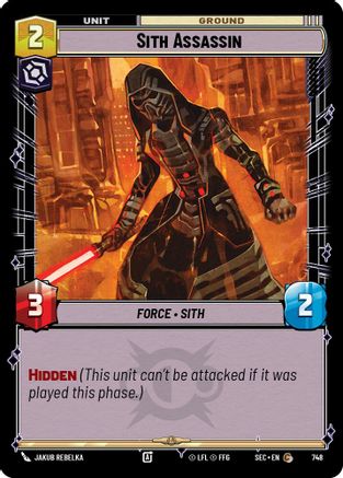Sith Assassin (Foil) (748) - Secrets of Power Foil