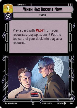 When Has Become Now (Foil) (755) - Secrets of Power Foil