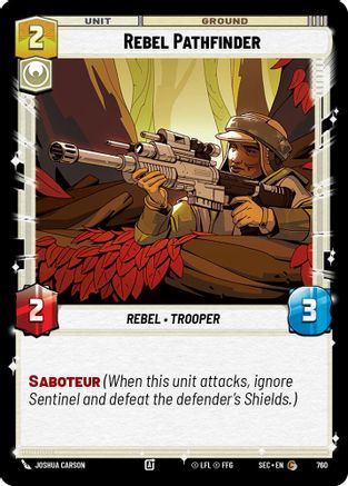 Rebel Pathfinder (Foil) (760) - Secrets of Power Foil