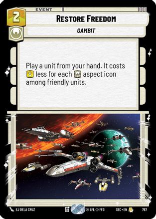 Restore Freedom (Foil) (767) - Secrets of Power Foil