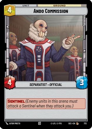 Ando Commission (Foil) (772) - Secrets of Power Foil