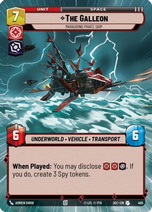 The Galleon - Marauding Pirate Ship (Hyperspace) (405) - Secrets of Power