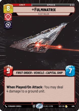 Fulminatrix - Fleet Killer (Hyperspace) (406) - Secrets of Power