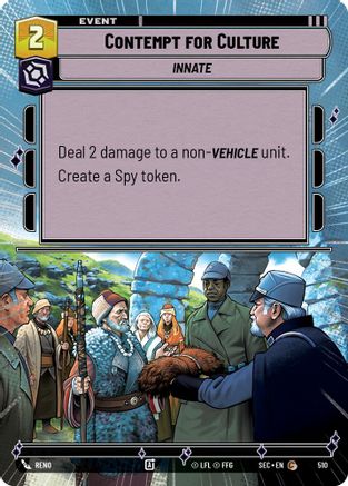 Contempt for Culture (Hyperspace) (510) - Secrets of Power