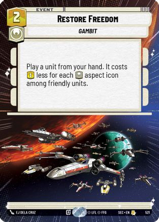 Restore Freedom (Hyperspace) (521) - Secrets of Power
