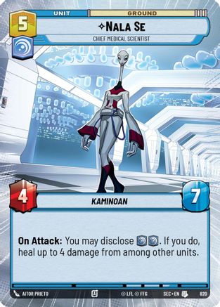Nala Se - Chief Medical Scientist (Hyperspace Foil) (821) - Secrets of Power Foil