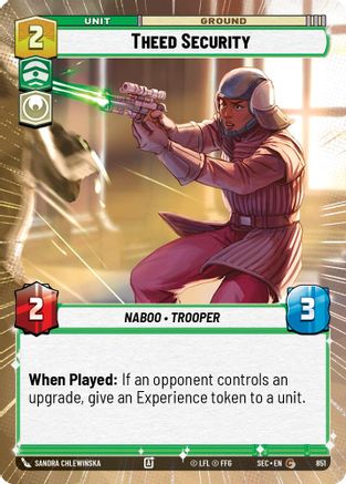 Theed Security (Hyperspace Foil) (851) - Secrets of Power Foil