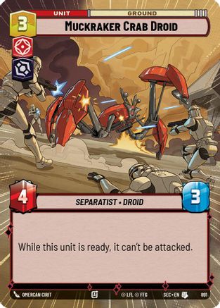 Muckraker Crab Droid (Hyperspace Foil) (891) - Secrets of Power Foil