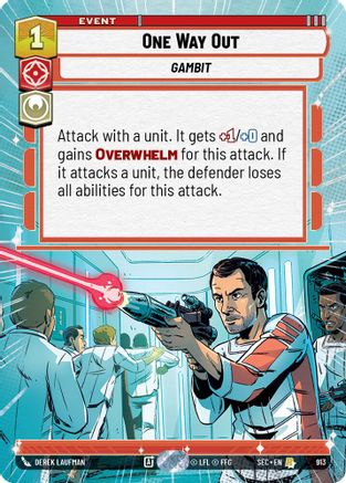 One Way Out (Hyperspace Foil) (913) - Secrets of Power Foil