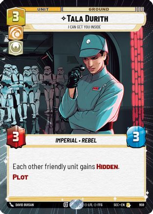 Tala Durith - I Can Get You Inside (Hyperspace Foil) (959) - Secrets of Power Foil