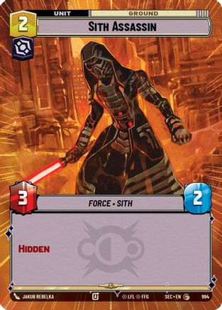 Sith Assassin (Hyperspace Foil) (994) - Secrets of Power Foil