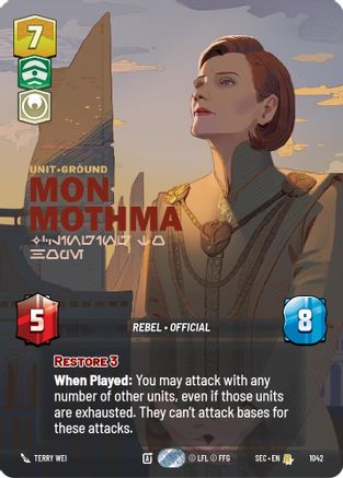 Mon Mothma - Clinging to Hope (Prestige) (1042) - Secrets of Power