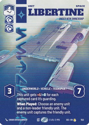 Libertine - Under New Ownership (Prestige Foil) (1122) - Secrets of Power Foil