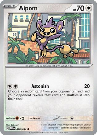 Aipom (078/094) ME02 Phantasmal Flames - Common