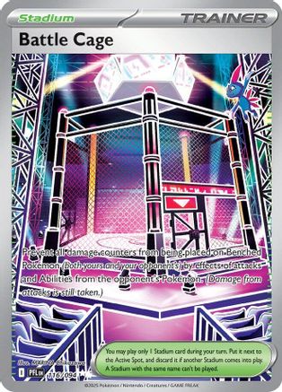 Battle Cage (116/094) - Holofoil ME02 Phantasmal Flames - Ultra Rare
