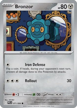 Bronzor (071/094) ME02 Phantasmal Flames - Common