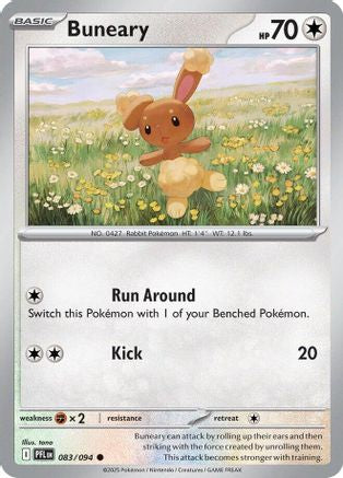 Buneary (083/094) - Reverse Holofoil ME02 Phantasmal Flames - Common