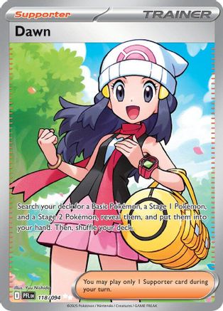Dawn (118/094) - Holofoil ME02 Phantasmal Flames - Ultra Rare