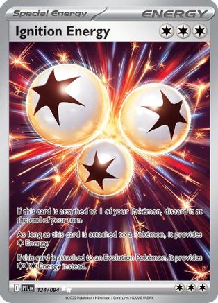 Ignition Energy (124/094) - Holofoil ME02 Phantasmal Flames - Ultra Rare